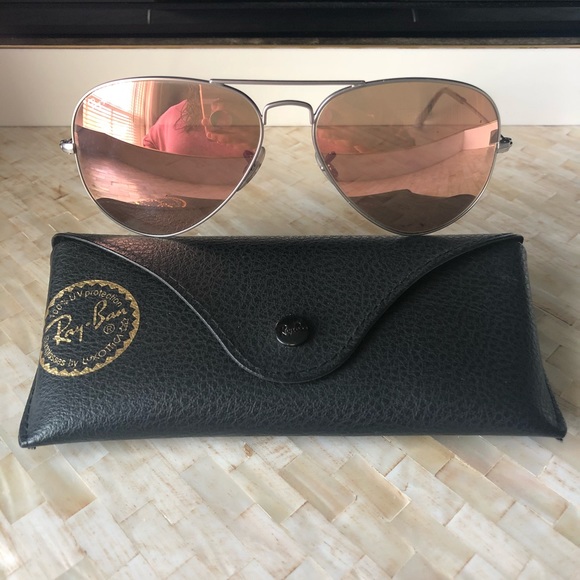 Ray-Ban Copper Aviator Flash Sunglasses main image 4